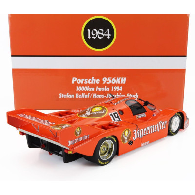 WERK83 PORSCHE 956B JAGERMEISTER TEAM BRUN MOTORSPORT N 19 WINNER 1000km MONZA ITALY 1984 HANS JOACHIM STUCK - STEFAN BELLOF - O
