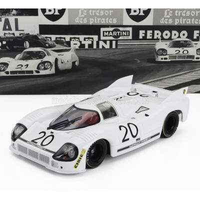 WERK83 PORSCHE 917/20 4.9L TEAM MARTINI RACING N 20 3h LE MANS 1971 WILLI KAUHSEN - GIJS VAN LENNEP - WHITE 1/18