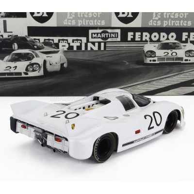 WERK83 PORSCHE 917/20 4.9L TEAM MARTINI RACING N 20 3h LE MANS 1971 WILLI KAUHSEN - GIJS VAN LENNEP - WHITE 1/18