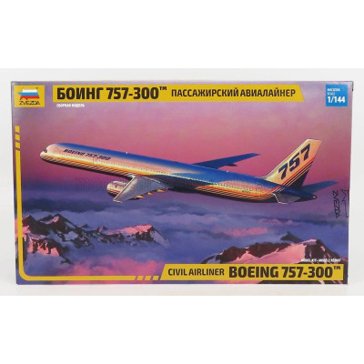 ZVEZDA BOEING 757-300 AIRPLANE CIVIL AIRLINER 1982 1/144