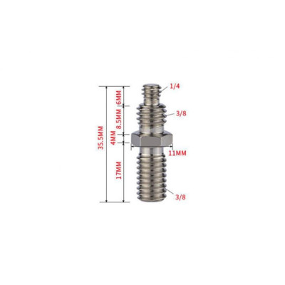 1/4" to 3/8" Screw
