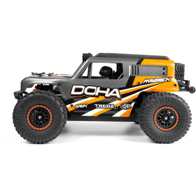 Maverick Doha 1/20 4WD Electric Truck - Oranžový