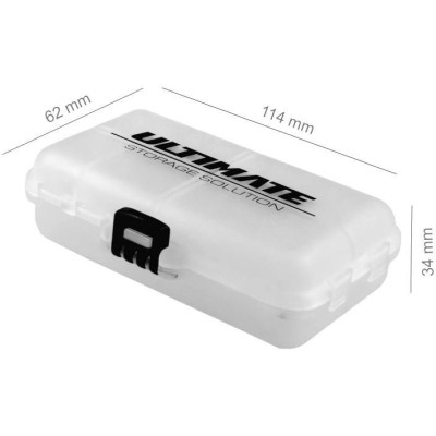 Oboustranný plastový organizér s 9 vnitřními boxy