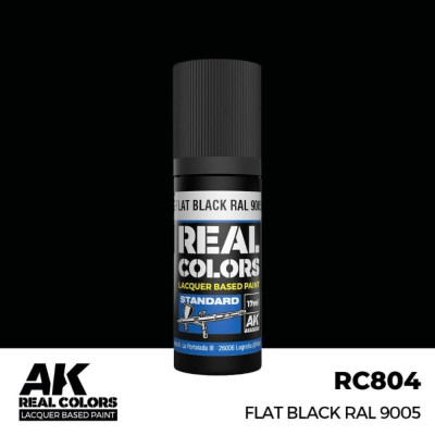 Matt fekete RAL 9005 17 ml