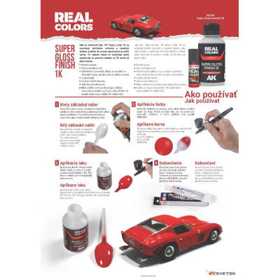 Szuperfényes lakk - felületkezelés 1K 120 ml