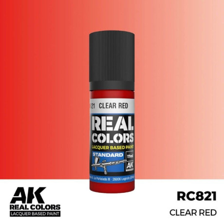 Átlátszó piros 17 ml