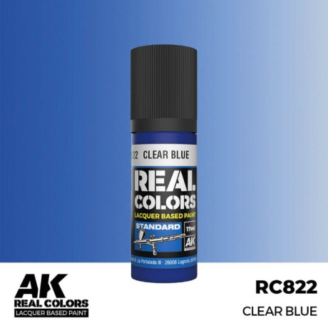 Átlátszó kék 17 ml