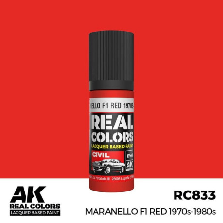 Maranello F1 Piros 1970-es-1980-as évek 17 ml