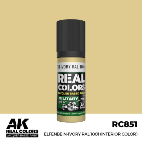 Elfenbein-Ivory RAL 1001 (beltéri szín) 17 ml