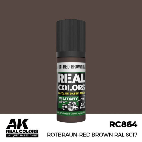Rotbraun-Red Brown RAL 8017 17 ml
