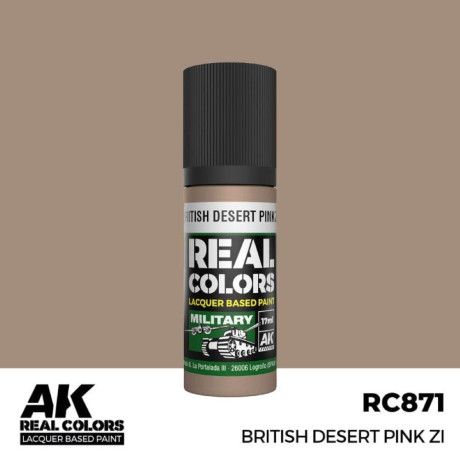 Brit sivatagi rózsaszín ZI 17 ml