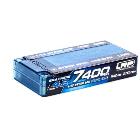 LRP 1/12 Hyper LCG StockSpec GRAPHENE-4.2 7400mAh Hardcase akumulátor - 3.7V - 140C/70C