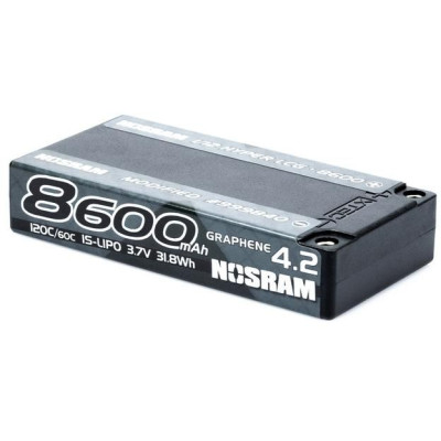 NOSRAM 1/12 Hyper LCG Modified GRAPHENE-4.2 8600mAh Hardcase akumulátor - 3.7V - 120C/60C