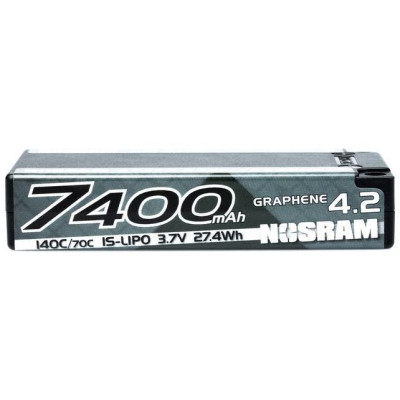 NOSRAM 1/12 Hyper LCG StockSpec GRAPHENE-4.2 7400mAh Hardcase akumulátor - 3.7V - 140C/70C