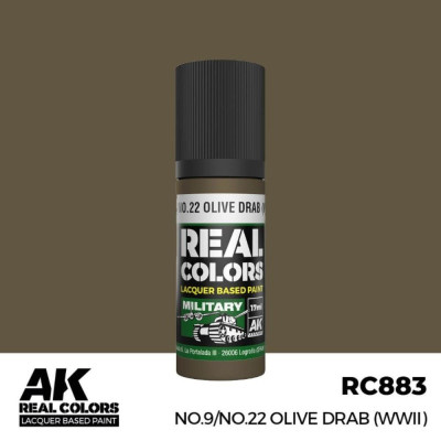 9./22. számú Olive Drab (II. világháború) 17 ml