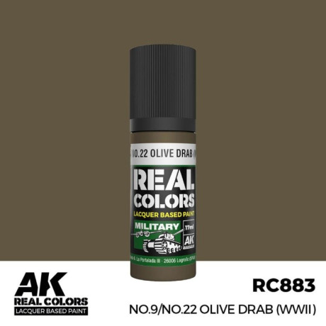 9./22. számú Olive Drab (II. világháború) 17 ml