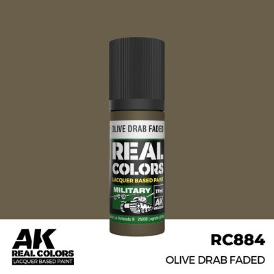 Olivazöld drapp faded 17 ml