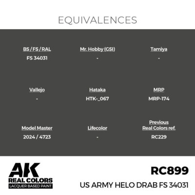 Amerikai hadsereg Helo Drab FS 34031 17 ml