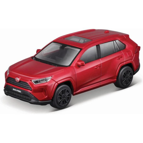 Bburago Toyota RAV4 2022 1:43 červená metalíza