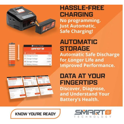 Spektrum Smart G2 LiPo 11.1V 4000mAh 30C HC IC5