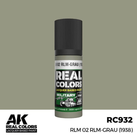 RLM 02 RLM-SZÜRKE (1938) 17 ml