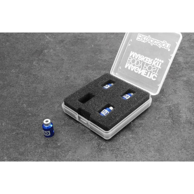 Označovací sada pro 1/10 karoserie - modrá