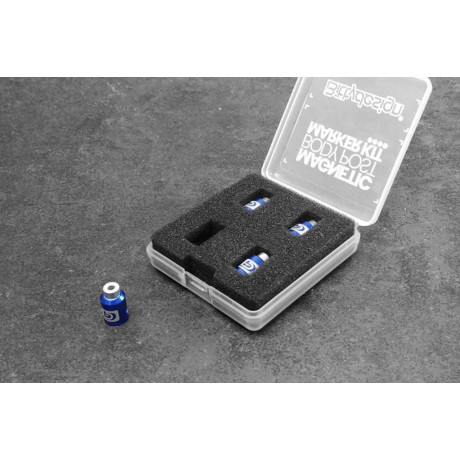 Označovací sada pro 1/10 karoserie - modrá