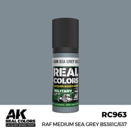 RAF Közepes Tengeri Szürke BS381C/637 17 ml