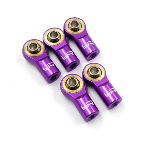 Kovový AL kulový čep M3, 5ks, Fialový