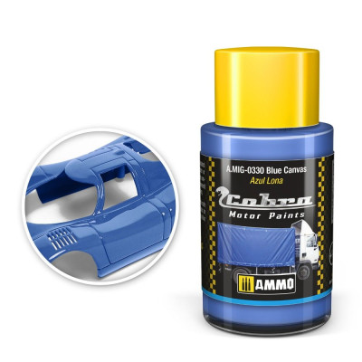 Cobra Motor kék vászon 30ml