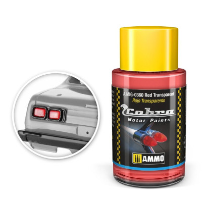 Cobra Motor Piros Átlátszó 30ml