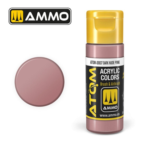 ATOM COLOR Sötét Nude Rózsaszín 20ml