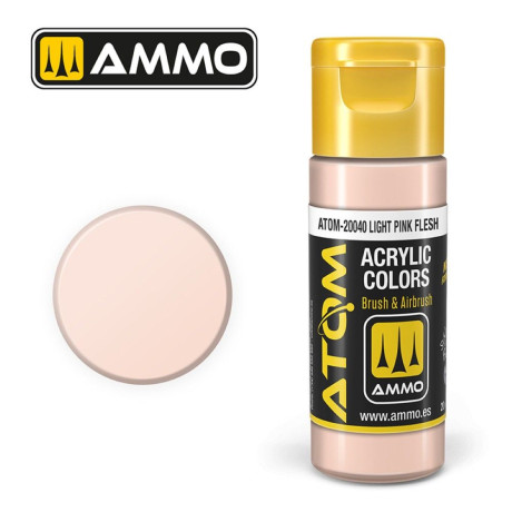 ATOM COLOR Világos Rózsaszín Testszín 20ml