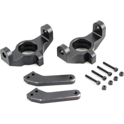 Losi náboj přední hliník černá (2): MTXL