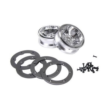 Losi disk kola 2.2" Beadlock chrom (2): CCR