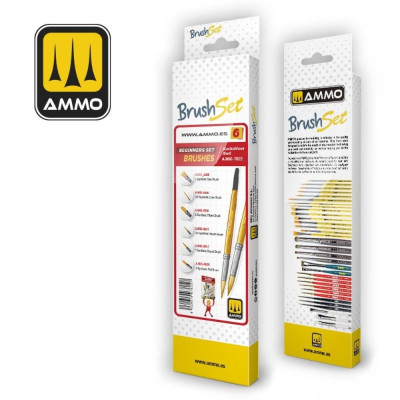 Kezdő készlet - 6 db-os ecsetek / Kezdő ecsetkészlet 6 db