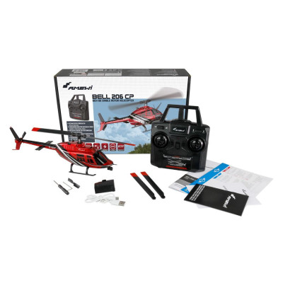 AMEWI RC helikopter Bell 206 CP Jet Ranger 6 csatornás 6G RTF