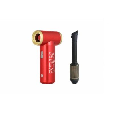 KiCA Jet Fan 2 ventilátor + nástavec na vysávání (červený)