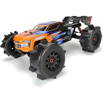 Pro-Line kolo 1:8, pneu 3.8" Sand Paw HP Belted, disk černý H17mm (2)