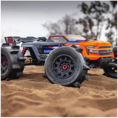 Pro-Line kolo 1:8, pneu 3.8" Sand Paw HP Belted, disk černý H17mm (2)