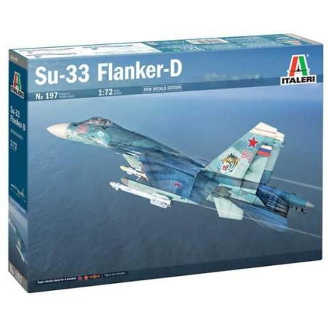 Model Kit letadlo 0197 - SUKHOI SU-27 D "SEA FLANKER" (1:72)