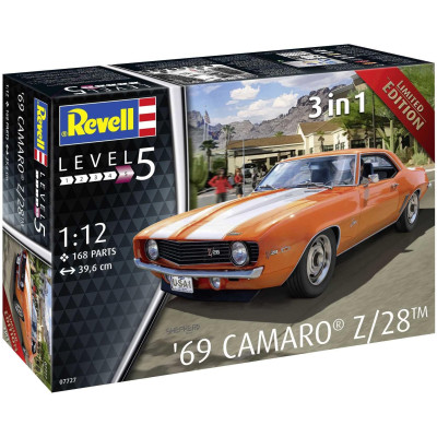 Plastic ModelKit auto 07727 - 69 Chevy Camaro (1:12)