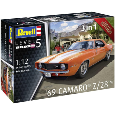 Plastic ModelKit auto 07727 - 69 Chevy Camaro (1:12)