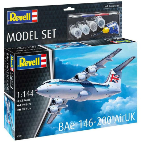 ModelSet letadlo 63791 - BAe 146 (RJ85) (1:144)