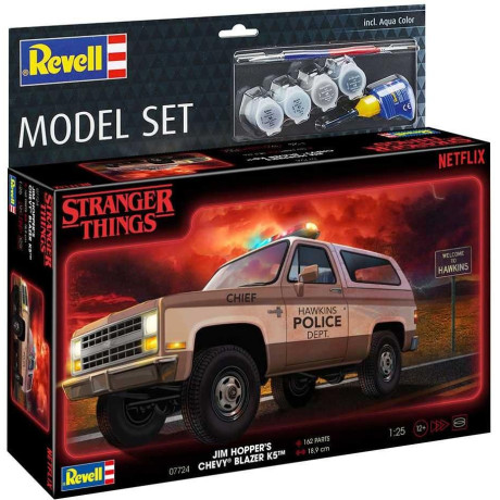 ModelSet STRANGER THINGS auto 67724 - 1985 Chevrolet K5 Blazer (1:25)