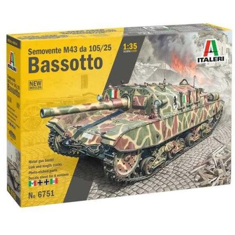 Model Kit military 6751 - Semovente M43 “Bassotto” (1:35)