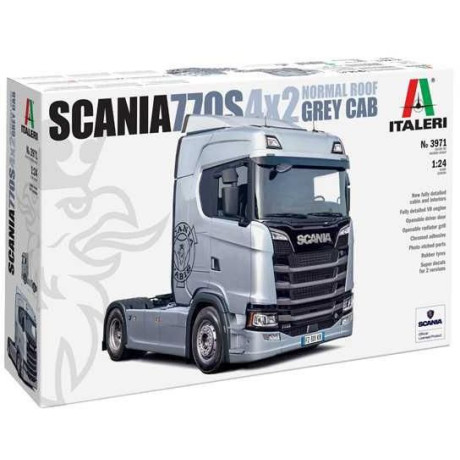 Model Kit truck 3971 - Scania S770 4x2 Normal Roof "Grey Cab" (1:24)