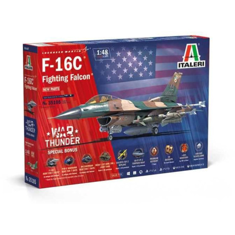 Model Kit War Thunder letadlo 35105 - F-16C Fighting Falcon (1:48)