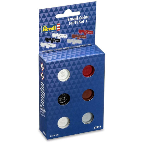 Sada barev Email Color 32211 - Sci-Fi Set 1 (6 x 14ml)