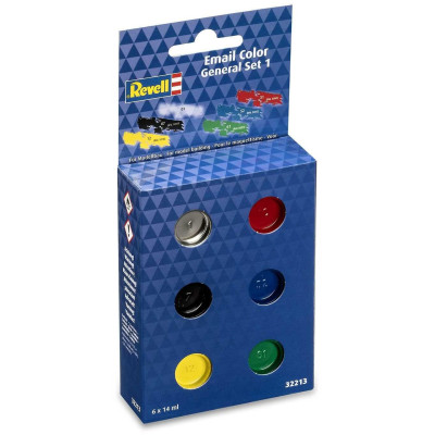 Sada barev Email Color 32213 - General Set 1 - Gloss (6 x 14ml)